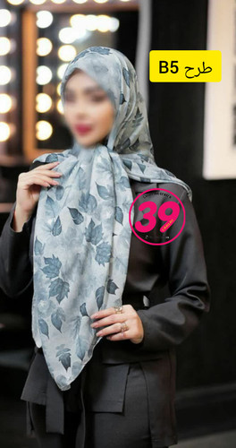 روسری نخی اسپان طرح خاص،سری B – کیفیت عالی و ضد لیز - قواره۱۴۰